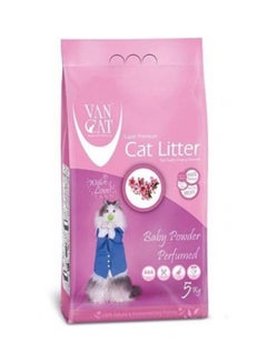 VAN CAT Baby Powder Perfumed Cat Litter Pink 5kg  - Image 1