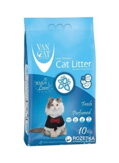 VAN CAT Fresh Perfumed Cat Litter Blue 10kg  - Image 1