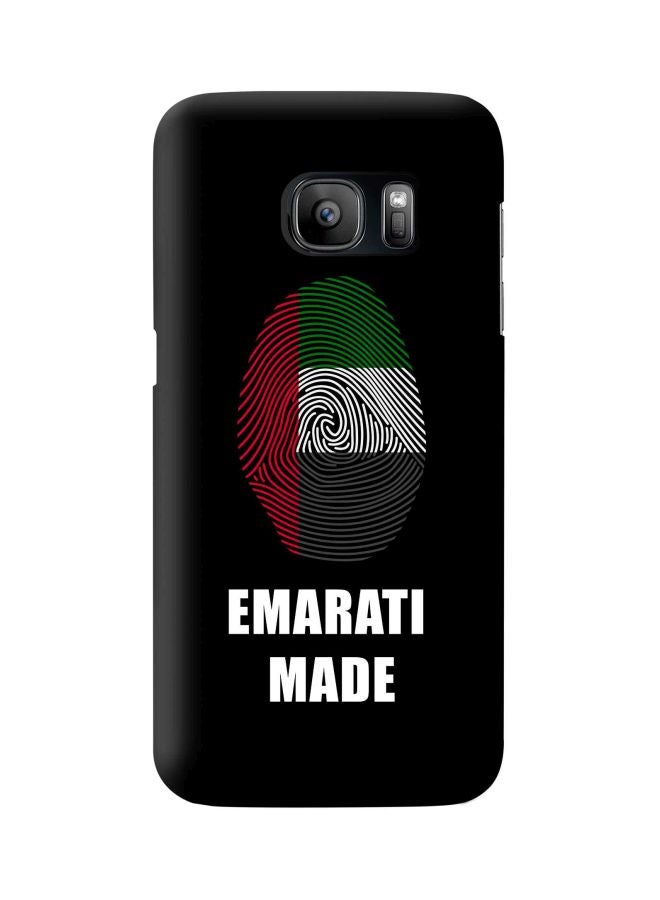 Stylizedd Emarati Made Printed Protective Case Cover For Samsung Galaxy S7 Black/Red/White - Image 1