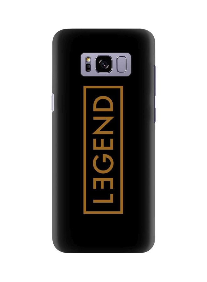 ستايلايزد غطاء حماية من سلسلة سناب كلاسيك بطبعة كلمة "Legend" لهاتف سامسونج جالاكسي S8 بلس أسود/ أصفر - Image 1