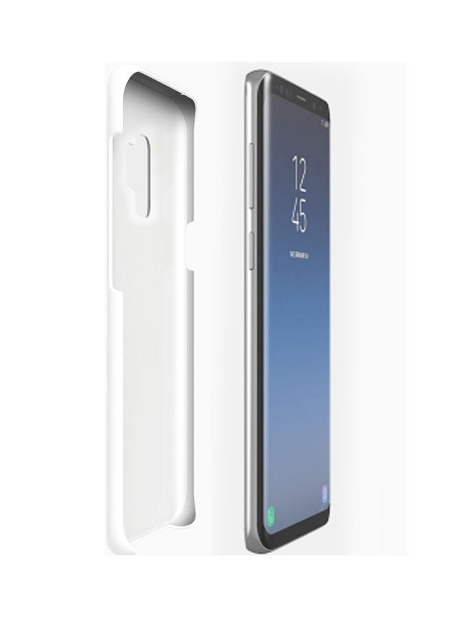 ستايلايزد غطاء حماية من سلسلة سناب كلاسيك بطبعة عبارة "Infinite Tenderness" لجهاز سامسونج جالاكسي S9 أزرق/أخضر/بني - Image 2