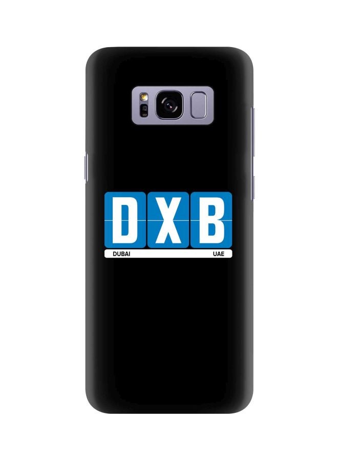Stylizedd DXB Dubai Printed Protective Case Cover For Samsung Galaxy S8 Black/White/Blue - Image 1