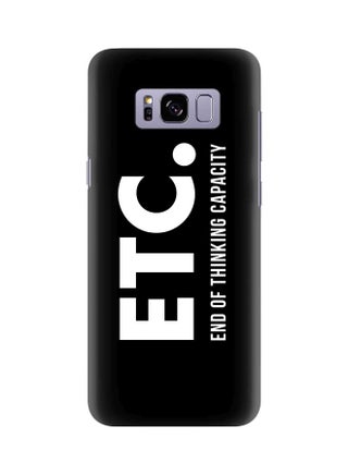 ETC. Printed Protective Case Cover For Samsung Galaxy S8 Black/White - v1602576520/N40472828A_1