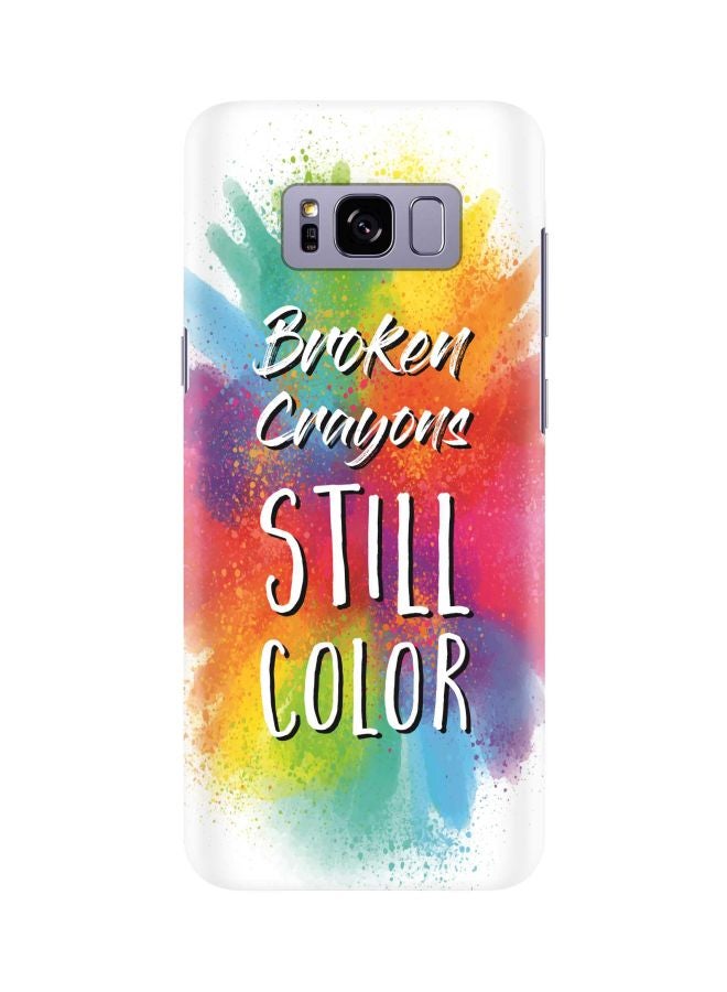 Stylizedd Snap Classic Series Broken Colors Printed Case For Samsung Galaxy S8 Plus Multicolour - Image 1