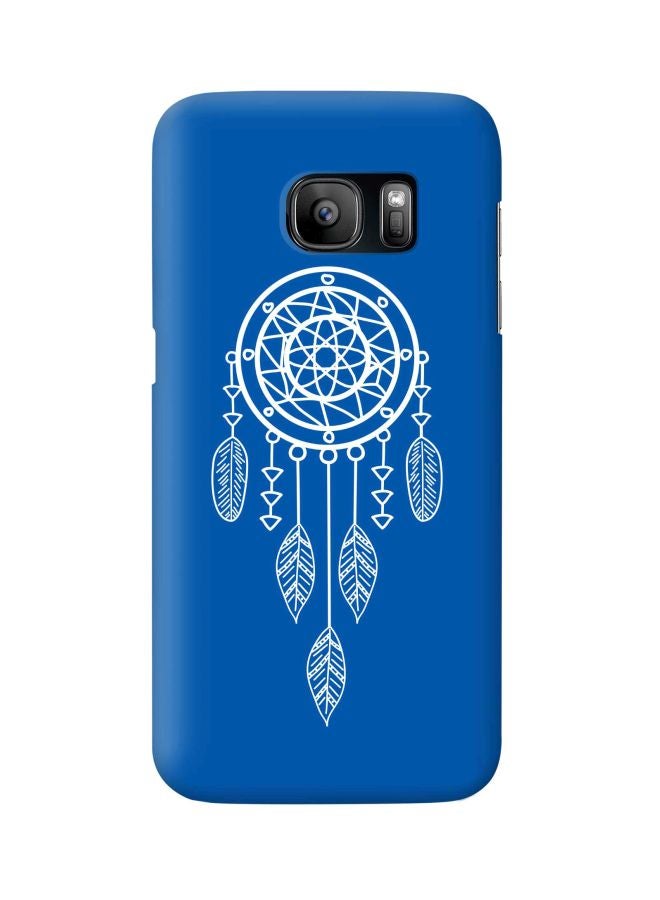 ستايلايزد غطاء حماية من سلسلة سناب كلاسيك بطبعة صائدة الأحلام لهاتف سامسونج جالاكسي S7 أزرق / أبيض - Image 1