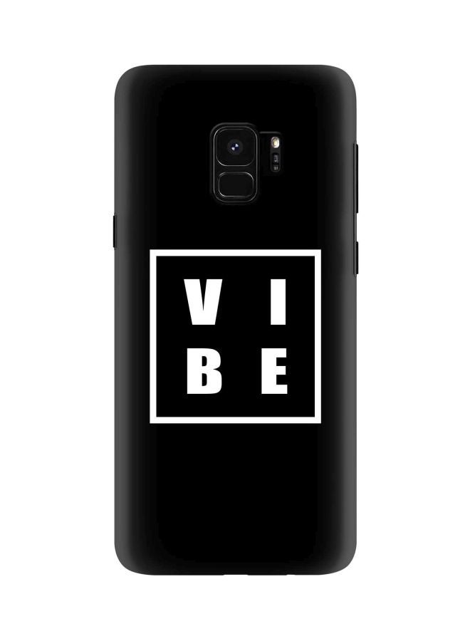 Stylizedd Snap Classic Series Vibe Printed Case Cover For Samsung Galaxy S9 Black/White - Image 1