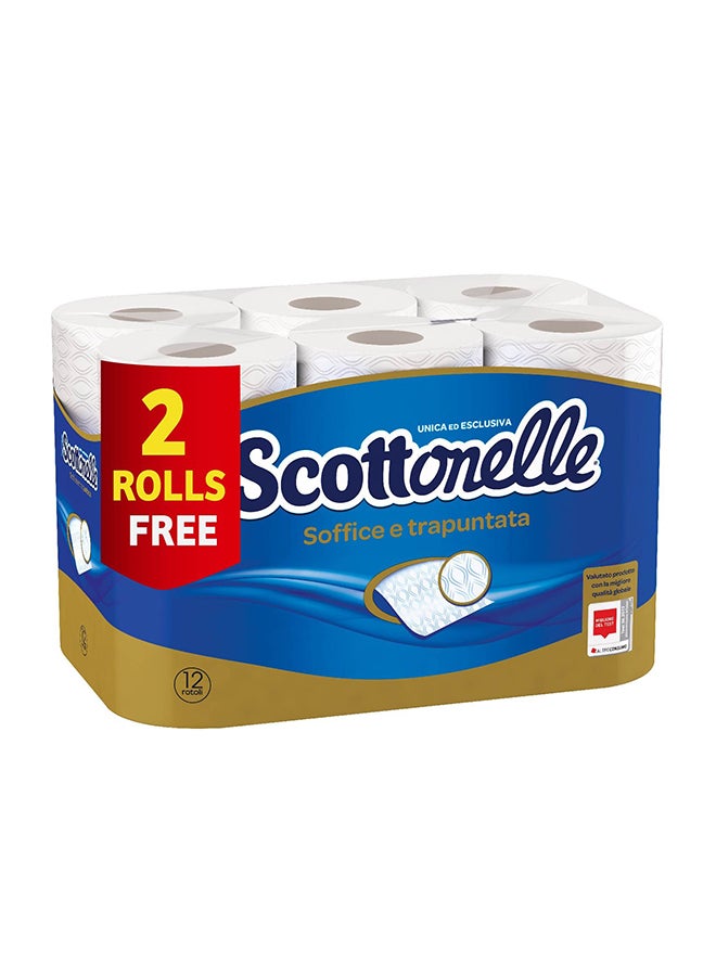 Pack Of 12 Toilet Roll White - v1602578807/N41034639A_1