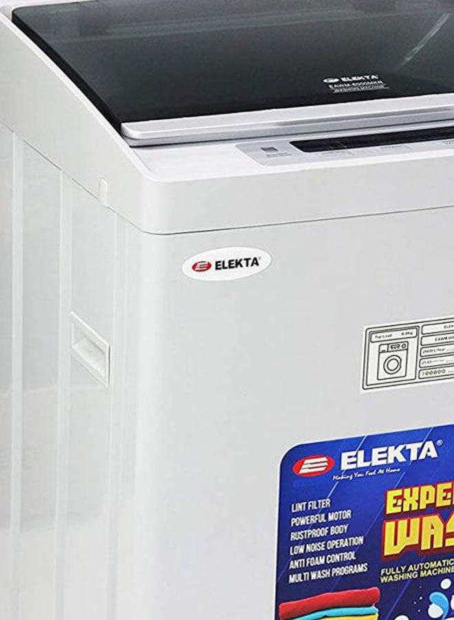 ELEKTA - Top Loading Automatic Washing Machine EAWM-6000MKR White/Blue - Image 1