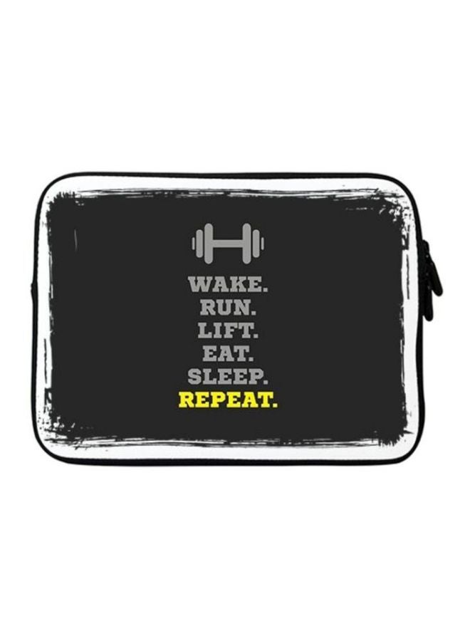 Stylizedd Designer Sleeve With Strap For 15 Inch Laptop Routine - Image 1