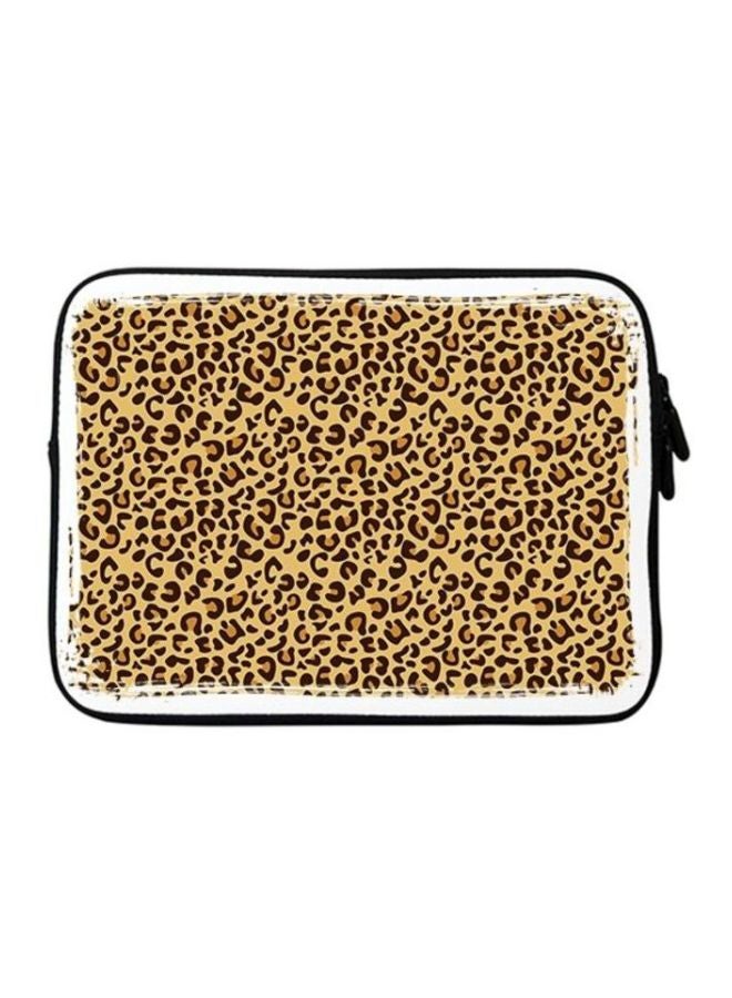 Stylizedd Premium Designer Sleeve With Strap For 15 Inch Laptops Leopard Skin - Image 1