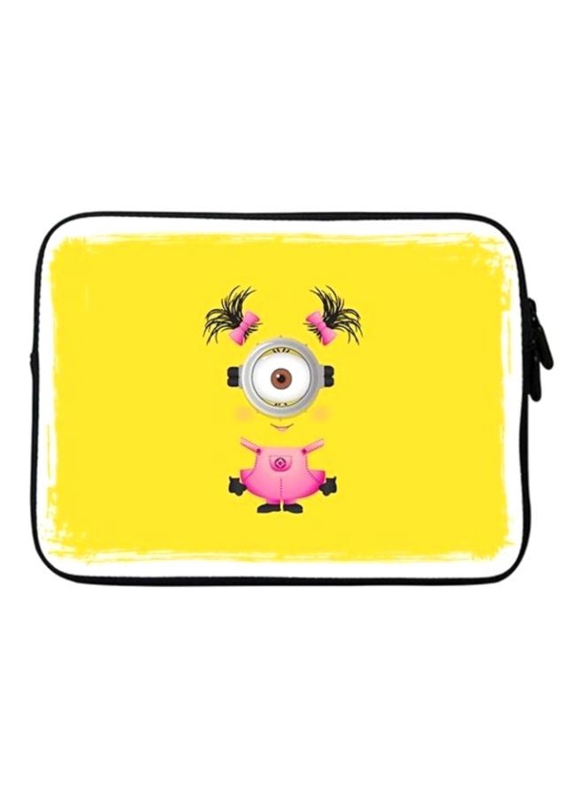 Stylizedd Premium Designer Sleeve With Strap For 15-inch Laptops Girly Minion 1 - Image 1