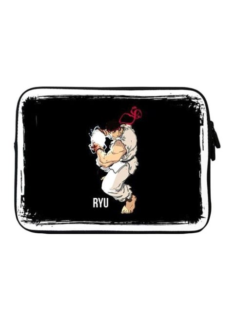 Designer Sleeve With Strap For 12-inch Laptops Street Fighter Ryu