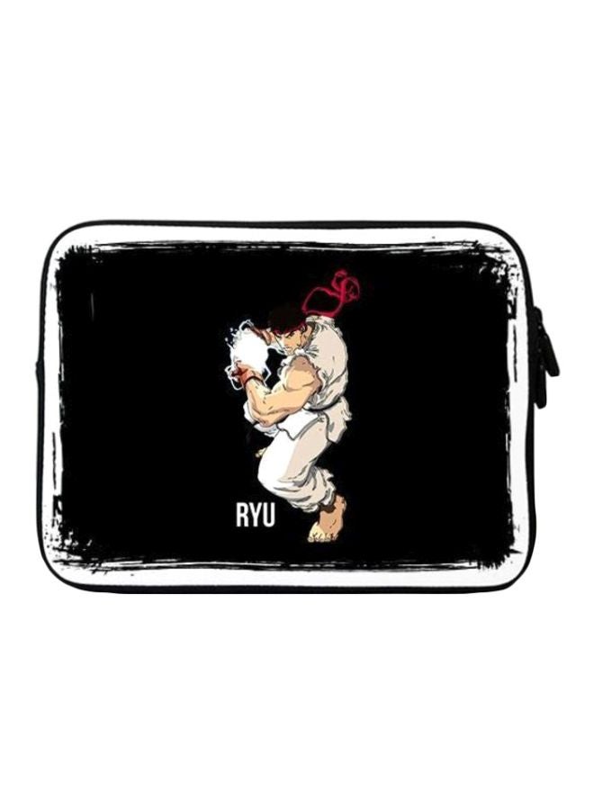 Designer Sleeve With Strap For 12-inch Laptops Street Fighter Ryu