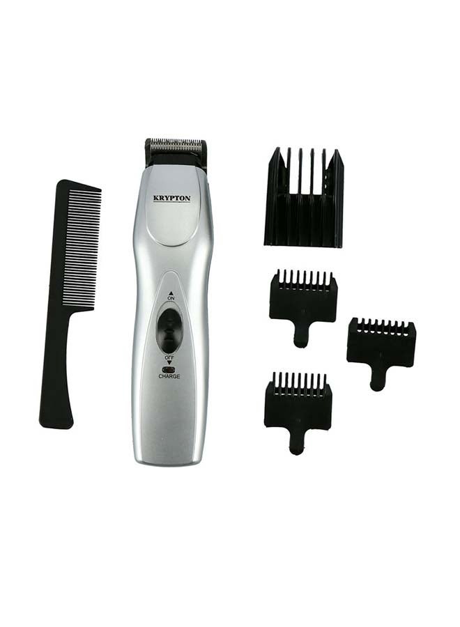 KRYPTON Rechargeable Hair Clipper Silver 594grams  - Image 4