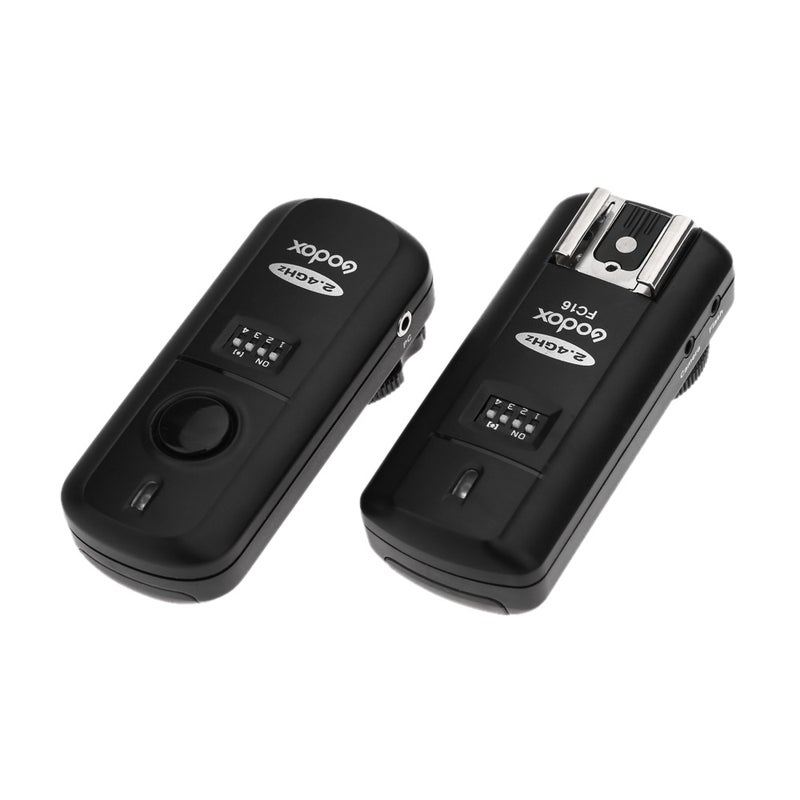 جودوكس ستوديو غالق مشغل ضوء وامض متواتر مزود بلاسلكي للتحكم في الفلاش عن بعد أسود - Image 4