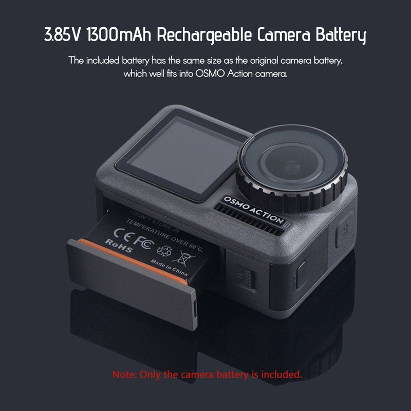 1300.0 mAh Charging Kit Triple Channel Charger Black