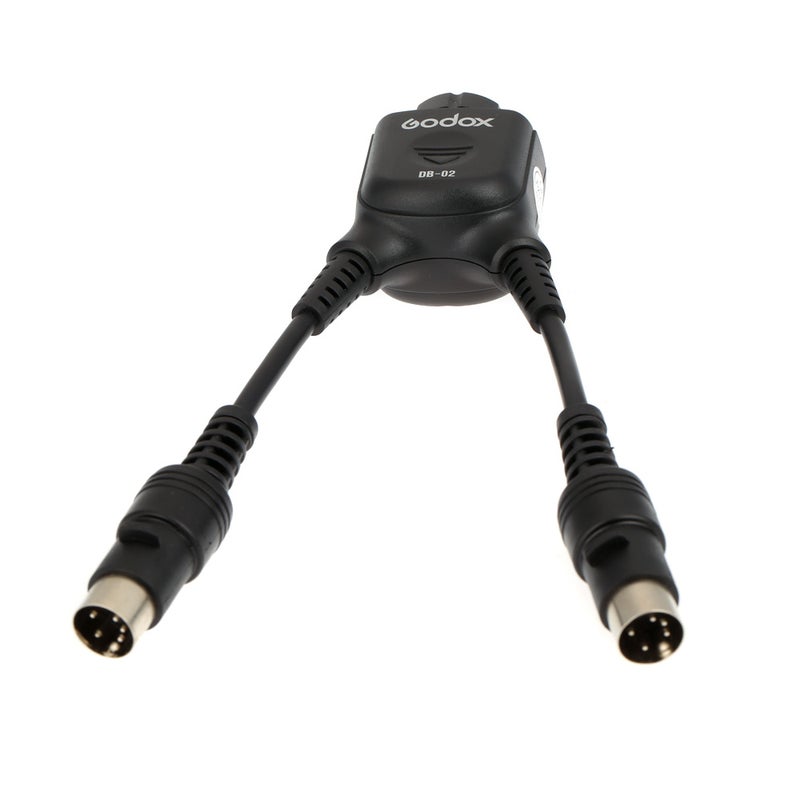 جودوكس كابل محول على شكل حرف Y من 2 إلى 1 لجهاز بروباك باور باك PB960 فلاش AD360 AD180 أسود  - Image 5