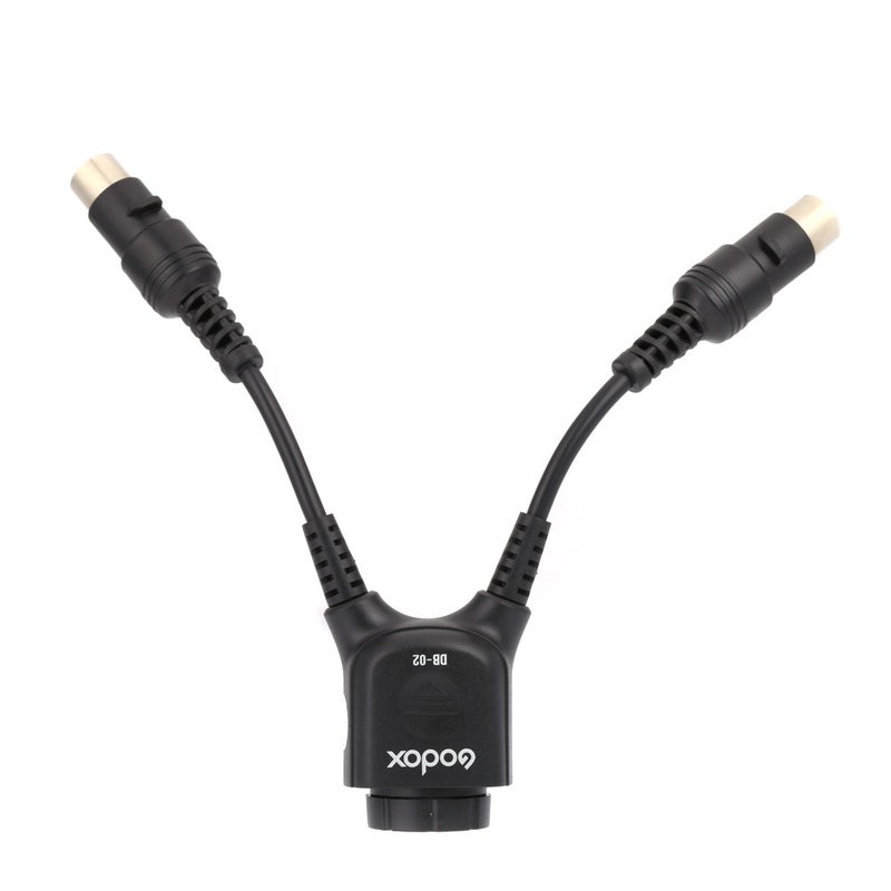 جودوكس كابل محول على شكل حرف Y من 2 إلى 1 لجهاز بروباك باور باك PB960 فلاش AD360 AD180 أسود  - Image 2