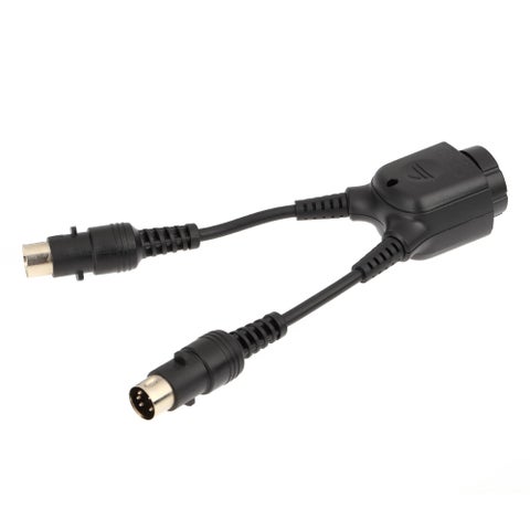 كابل محول على شكل حرف Y من 2 إلى 1 لجهاز بروباك باور باك PB960 فلاش AD360 AD180 أسود