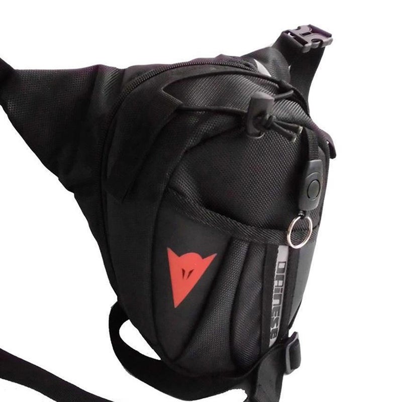 Men Outdoor Portable Waist Belt Bag Drop Black  - Image 4