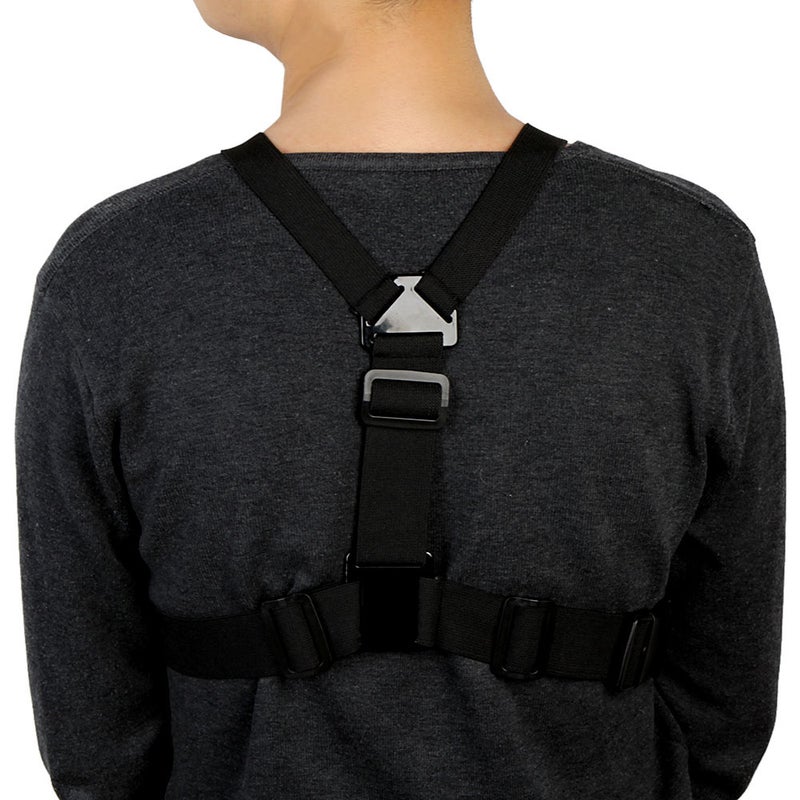 ANDOER Andoer Adjustable Elastic Body Harness Chest Strap Mount Band Belt Accessory Black  - Image 2