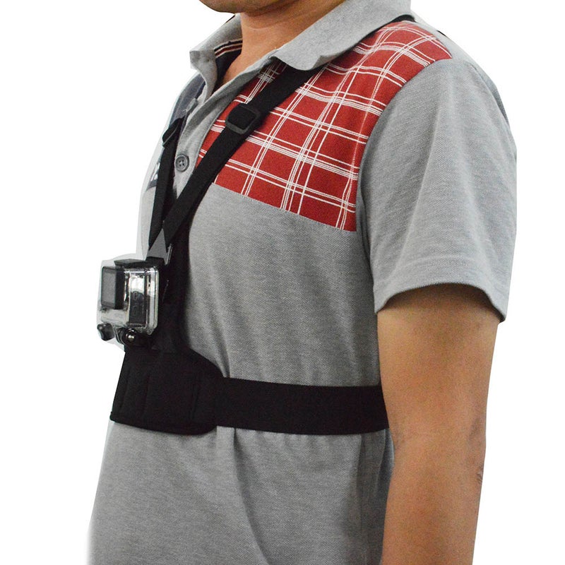 ANDOER Andoer Adjustable Elastic Body Harness Chest Strap Mount Band Belt Accessory Black  - Image 3
