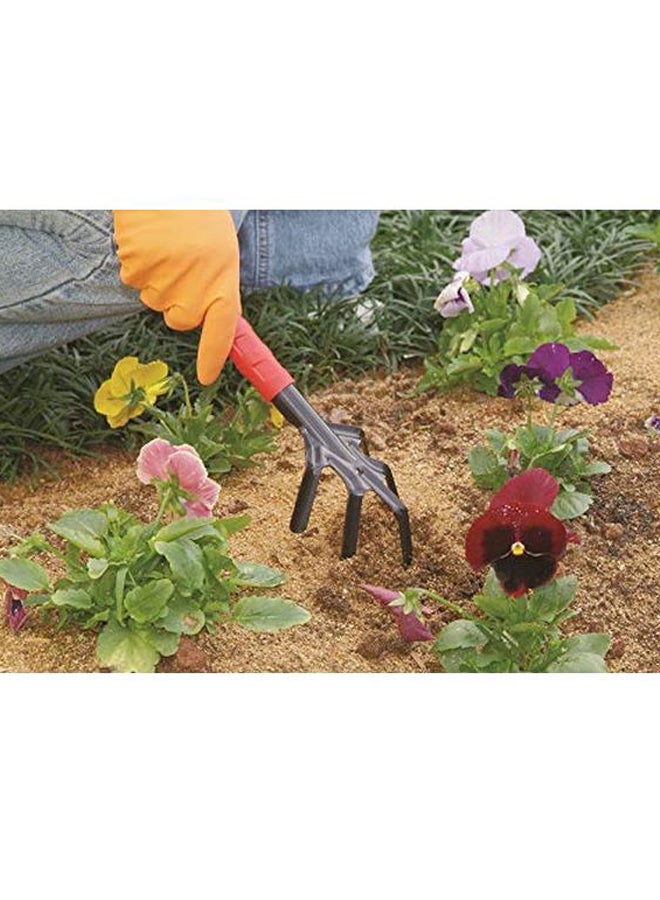 Trapp Hand Cultivator/Garden Tool Black/Red/Green 30x3x3cm  - Image 2