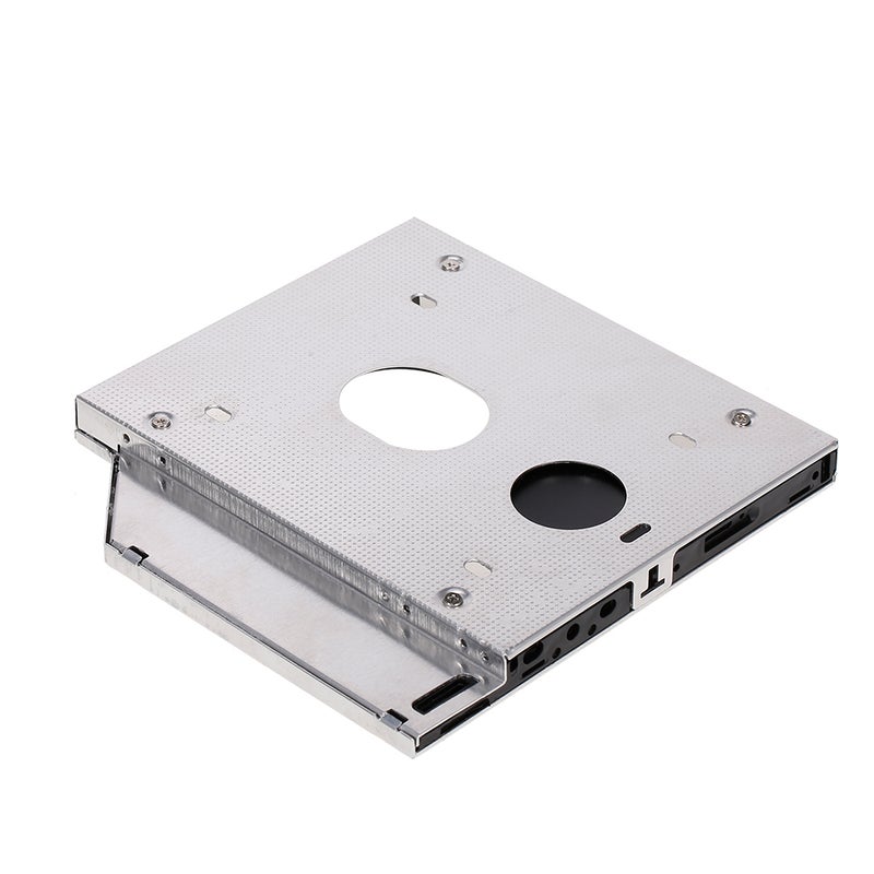 Generic Aluminum Alloy SATA3.0 2nd Caddy 12.7mm 2.5 Inch SSD HDD Enclosure For Desktop PC Laptops Black  - Image 3