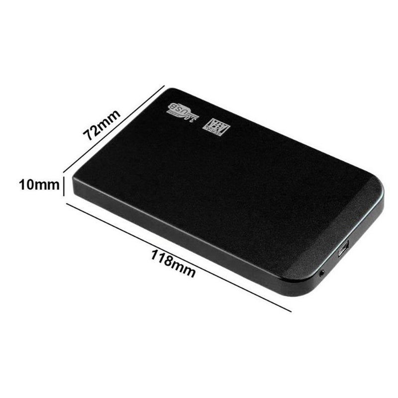 Generic 2.5" 5Gbps 3TB USB3.0 SATA Portable Hard Drive Box Black  - Image 2