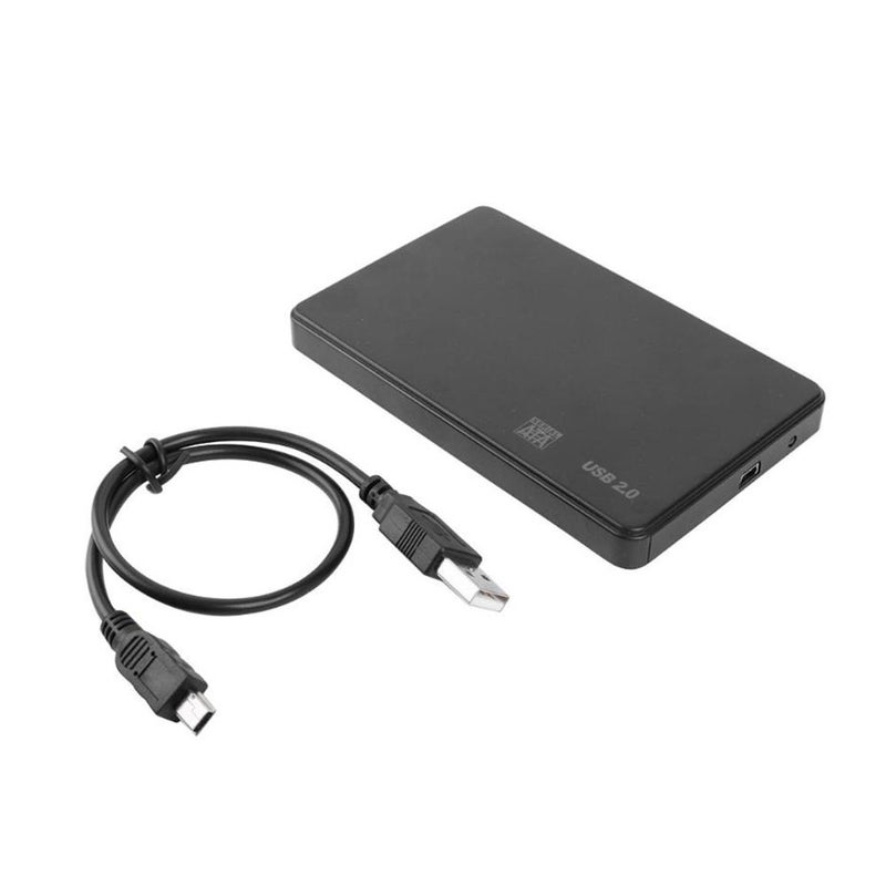 Generic 2.5" Sata HDD SSD To USB 2.0 Case Adapter 5Gbps Hard Disk Drive Enclosure Box Support 2TB HDD Disk For OS Windows Multicolour  - Image 1