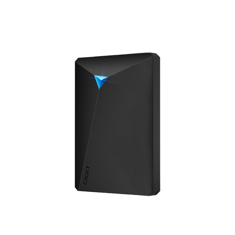 EAGET 2.5" HDD 500GB USB 3.0 High Speed 5400rpm Shockproof Mobile Hard Drive For PC Laptop Black  - Image 1
