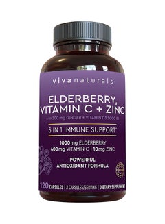 Elderberry Vitamin C + Zinc Immune Support Supplement