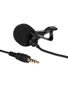 Generic GL-119 3.5AUX Lavalier Microphone Omni Directional Condenser Microphone Superb Sound Black GL-119 Black  - Image 2