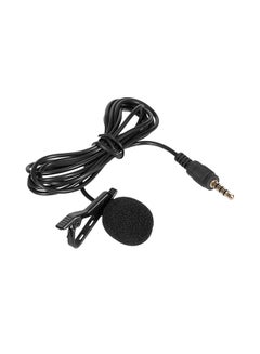 Generic GL-119 3.5AUX Lavalier Microphone Omni Directional Condenser Microphone Superb Sound Black GL-119 Black  - Image 5