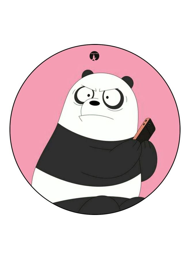 BP We Bare Bears Printed Board Pin Pink/Black/White