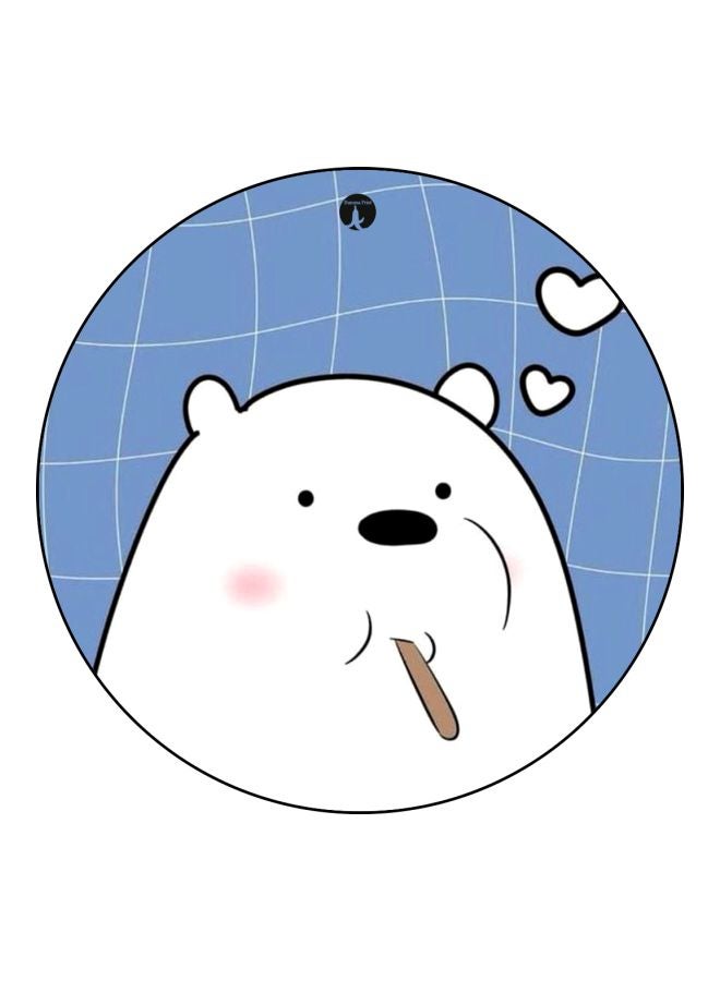 BP We Bare Bears Printed Board Pin Blue/White