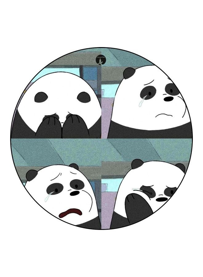 BP We Bare Bears Printed Board Pin White/Black/Blue