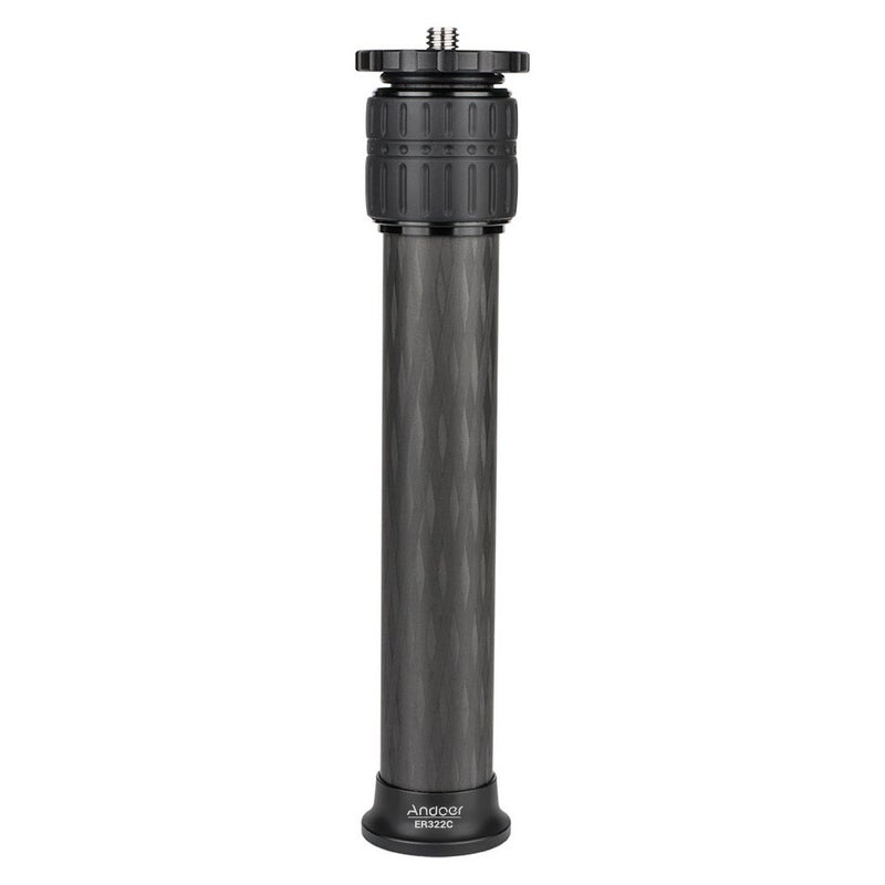 ANDOER ER322C Carbon Fiber Tripod Extender Black  - Image 2