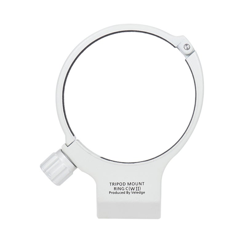 حلقة تثبيت عدسة على الحوامل ثلاثية القوائم مزوّدة بطوق مصنوعة من الألومنيوم أبيض - Image 2