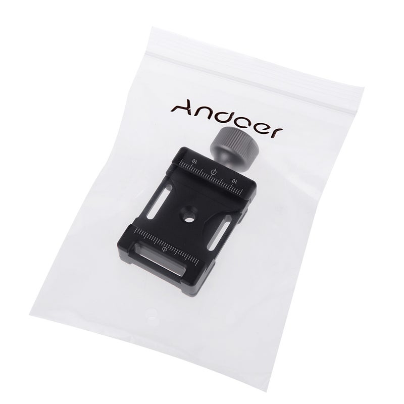 ANDOER Aluminum Screw Knob Mini Quick Release Clamp Black - Image 3