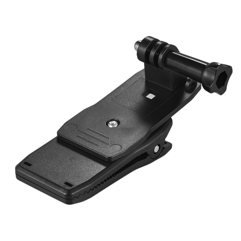 Backpack Strap Cap Clip Mount Black  - Image 4