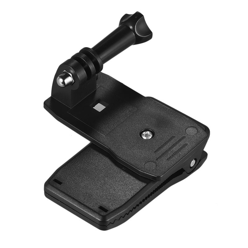 Backpack Strap Cap Clip Mount Black  - Image 5