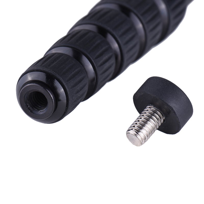 ANDOER A-666 Telescoping Aluminum Camera Monopod Unipod Stick With Carry Bag Black - Image 2