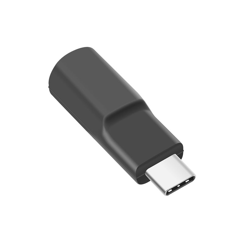 Camera Microphone Audio Adapter Converter Type-C To 3.5mm For External Microphone Black  - Image 5