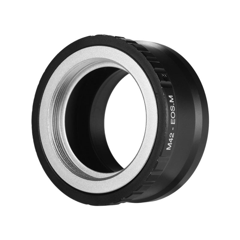 M42-EOS M Lens Mount Adapter Ring Black  - Image 2