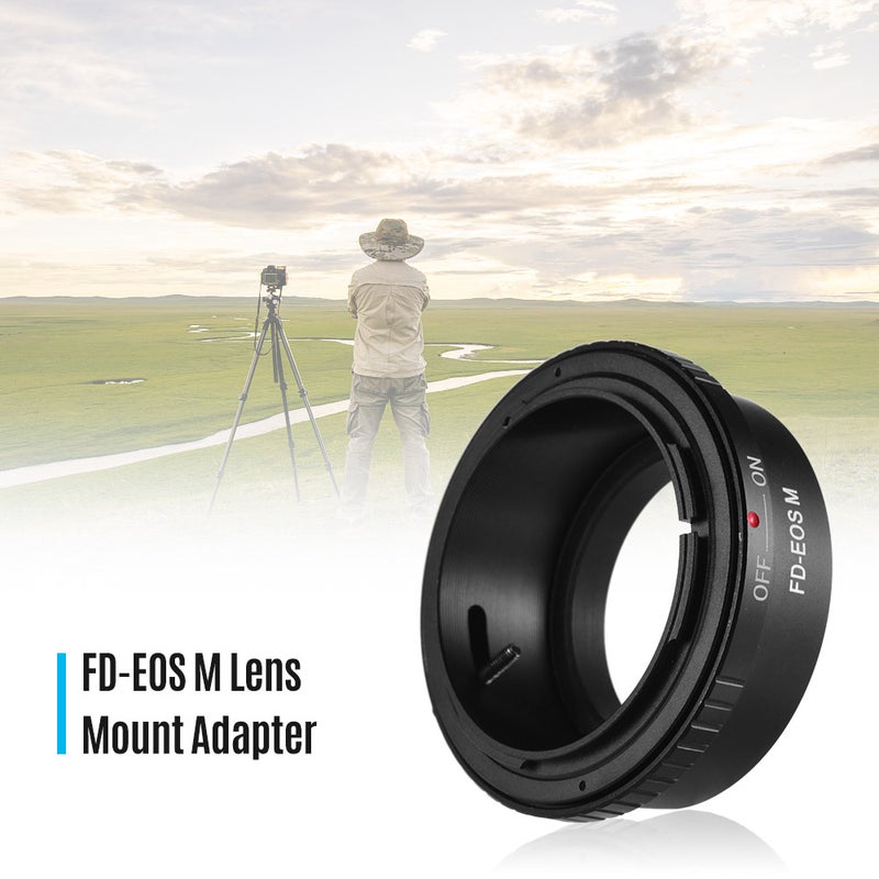FD-EOS M Lens Mount Adapter Ring Black  - Image 4