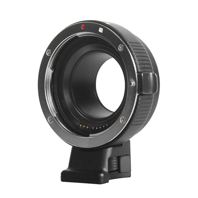 Commlite CM-EF-EOSM Lens Mount Adapter Electronic Mount Adapter With IS Function Black - Image 4