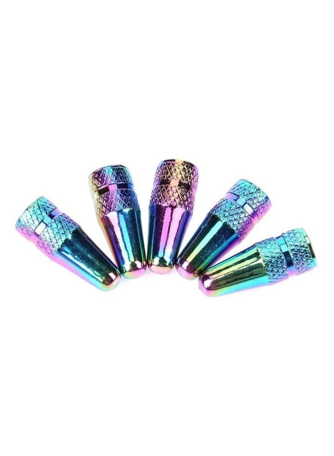 XiuWoo 5-Piece Bicycle High Pressure Cap Valves 1.8cm - Image 1
