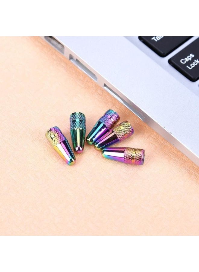 XiuWoo 5-Piece Bicycle High Pressure Cap Valves 1.8cm - Image 4