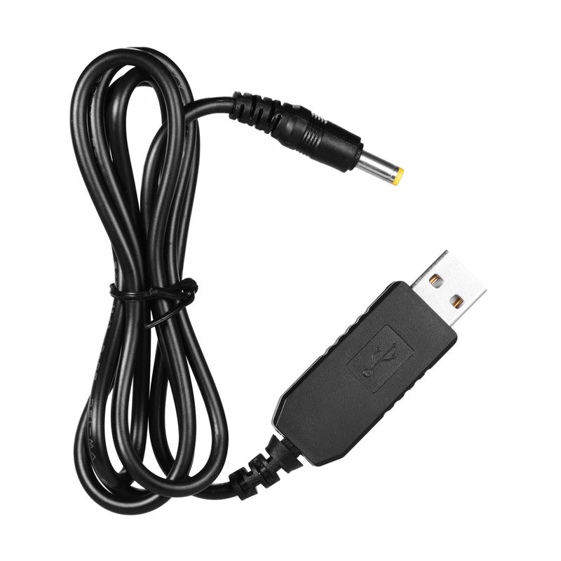 أندوير محول قرين بتيار مستمر من USB إلى بطارية وهمية NP-W126 بجهد 5 فولت أسود - Image 2
